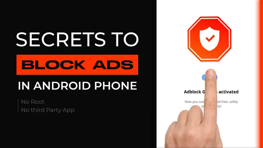 Secrets to block ads in android phone