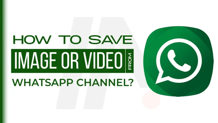 How to save image or video from whatsapp channel in phone