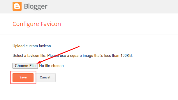 choose favicon for your site