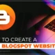 how to create a free blogspot website